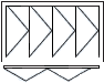 LLLL Configuration 4 Panel Bi-fold Window or Bi-fold Door